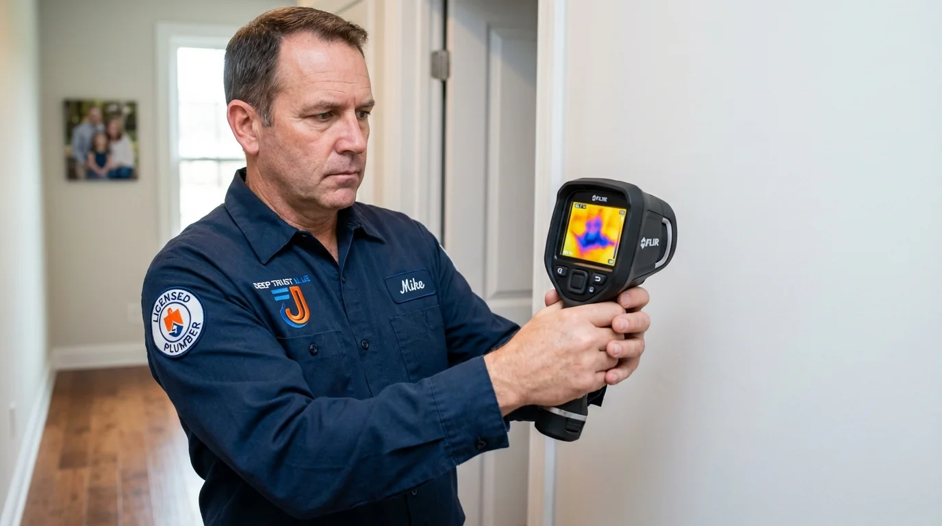 Thermal imaging leak detection by Johns Plumbing LLC in Venice